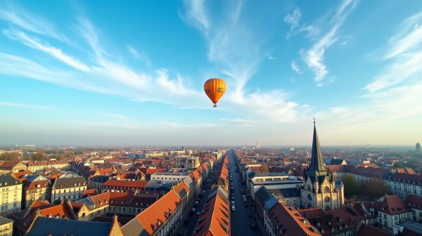 Changez de perspective avec un vol en montgolfière à Lille
