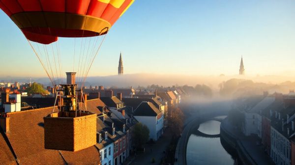 Découvrez Lille sous un nouvel angle avec un vol en montgolfière